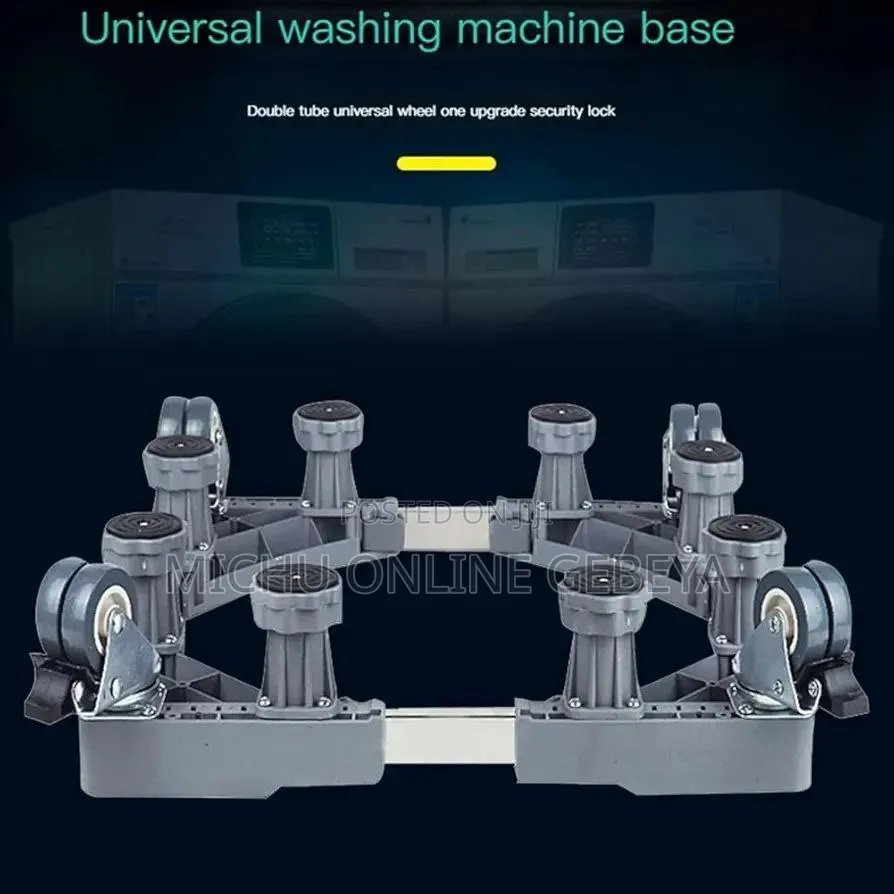 Adjustable Washing Machine Stand With Wheels/Free Delivery