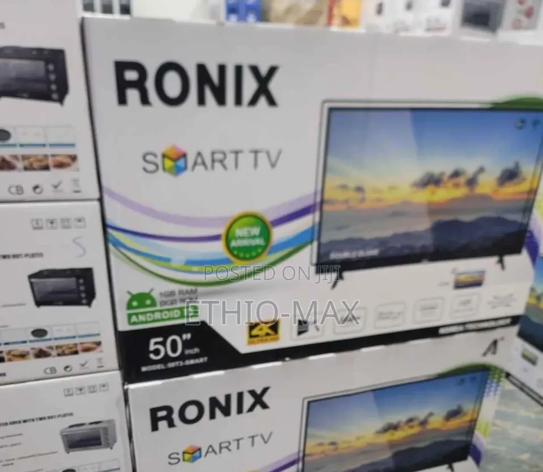 Ronix Tv 50" Smart Android Tv Uhd |Free Delivery | 3 Year Warranty