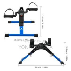 Exerciser Terapy Table Bike恆皿monitor Foldable (Black/Blue)