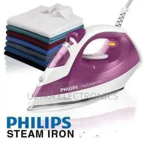 Philips Plus Steam Iron in White and Purple