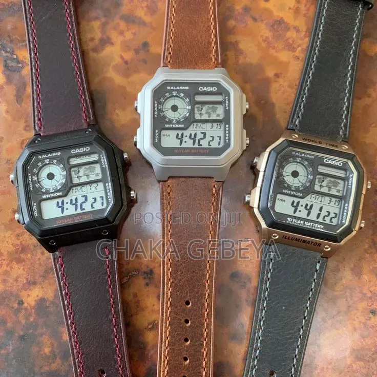 Casio World Time Digital Watch – Classic Retro Travel Watch