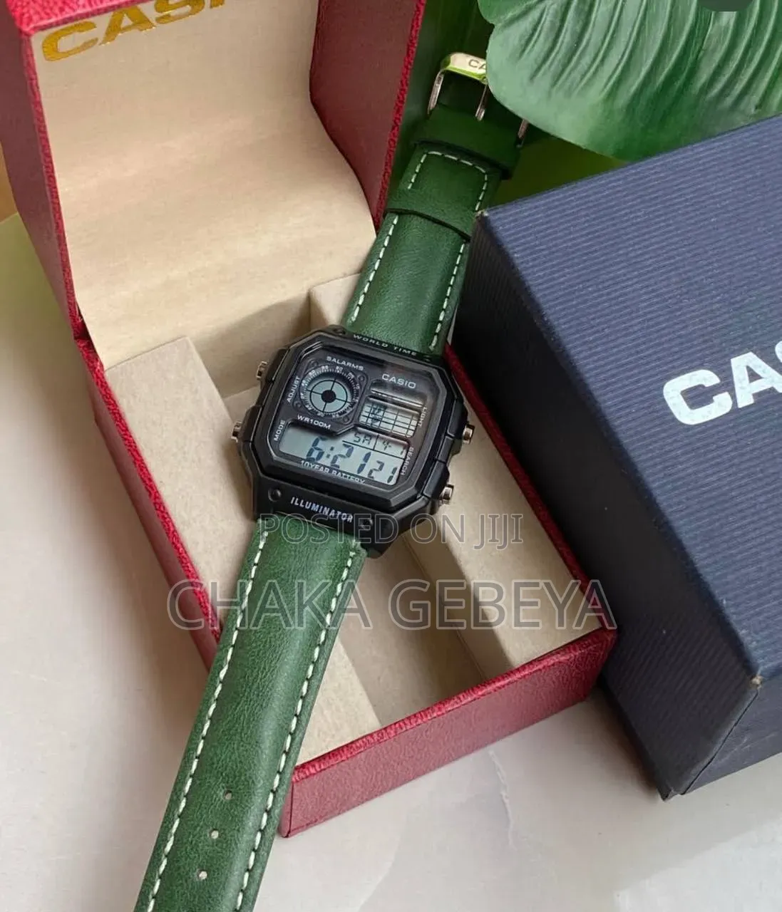 Casio World Time Digital Watch – Classic Retro Travel Watch