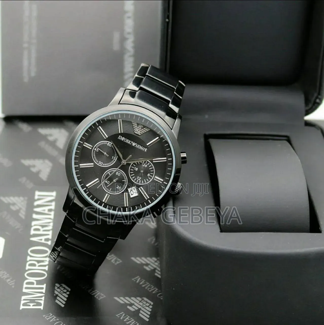 Emporio Armani Ar2453 Men's Watch – Black Ion Plated Steel,