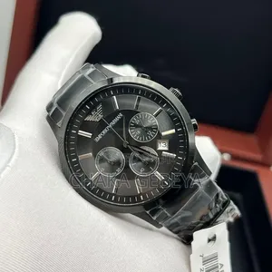 Emporio Armani Ar2453 Men's Watch – Black Ion Plated Steel,