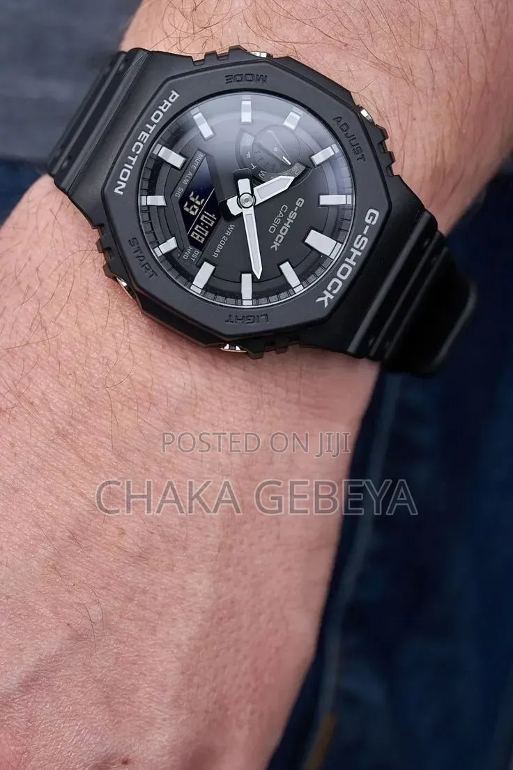 Casio G-Shock 20 Bar Water Resistant Watch–Double Time Display for Men