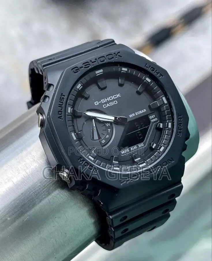 Casio G-Shock 20 Bar Water Resistant Watch–Double Time Display for Men