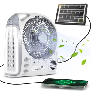 6-in-1 Portable Fan With Lamp