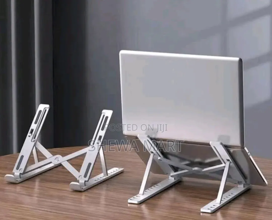Ergonomic Laptop Riser With Ventilated Cooling Design Heat Dissipation