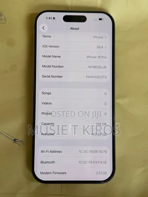 Apple iPhone 16 Pro 128 GB Gray