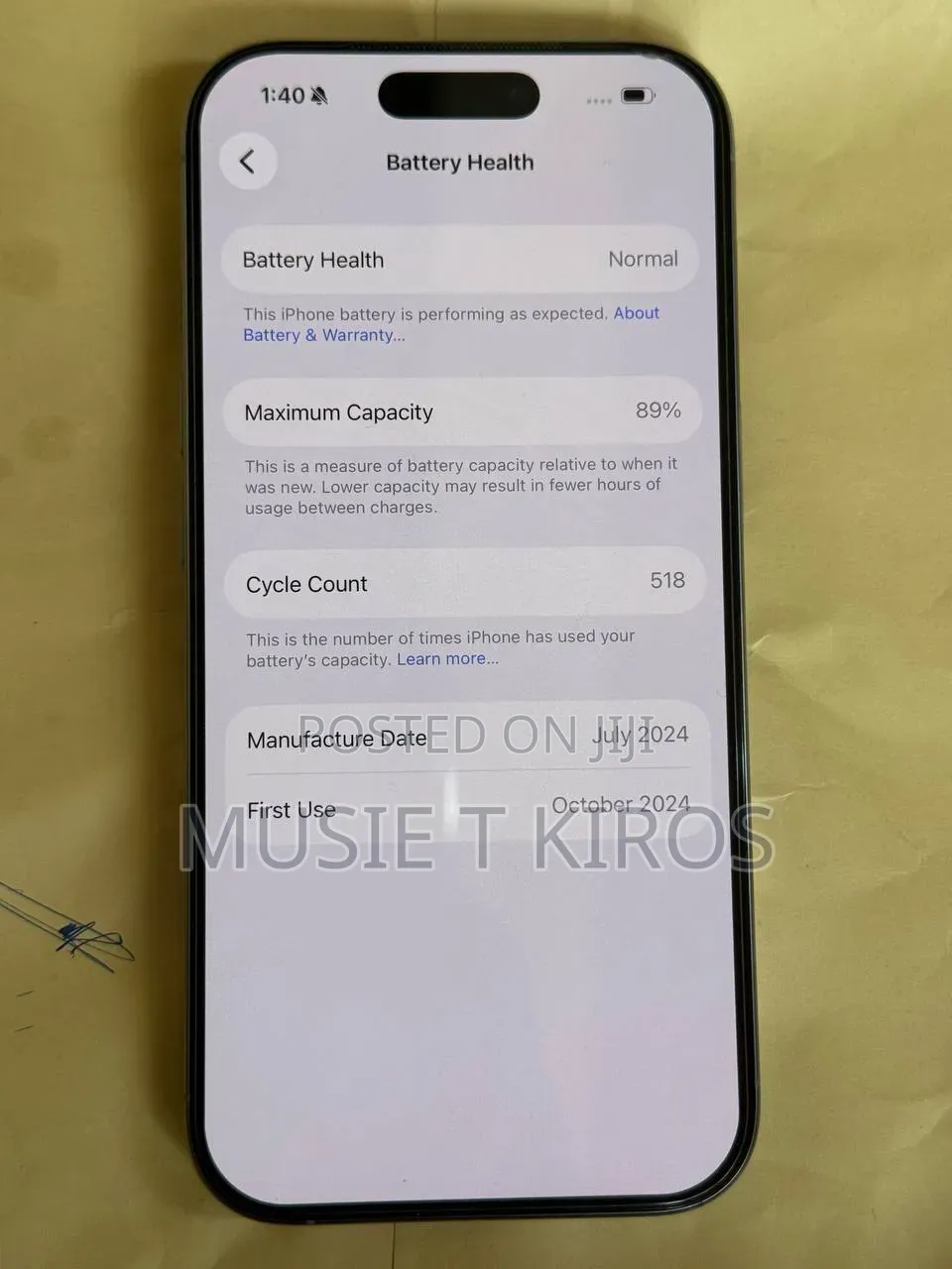 Apple iPhone 16 Pro 128 GB Gray