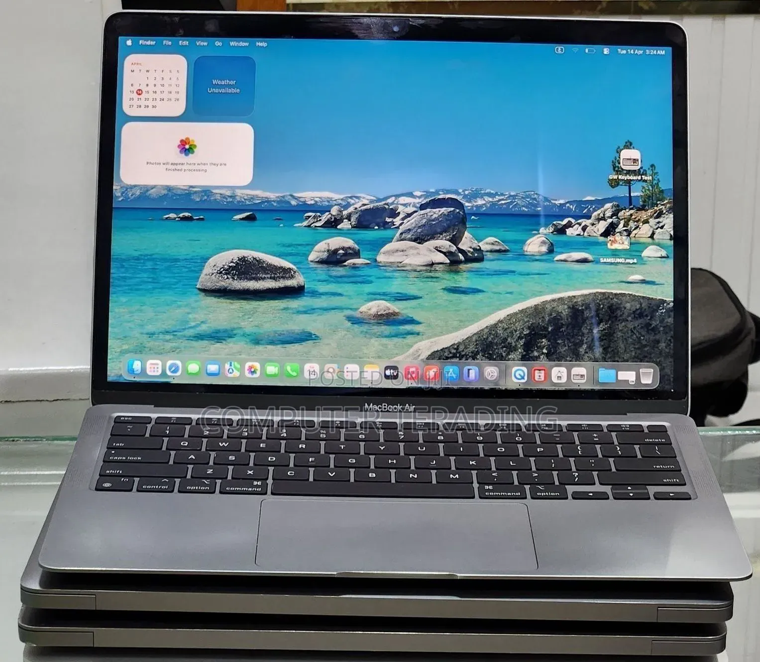 New Laptop Apple MacBook Air 2020 M1 8GB Apple M1 SSD 256GB