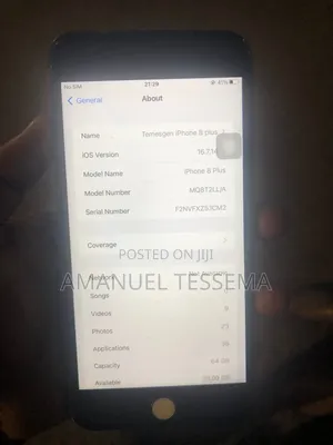 Apple iPhone 8 Plus 64 GB Black