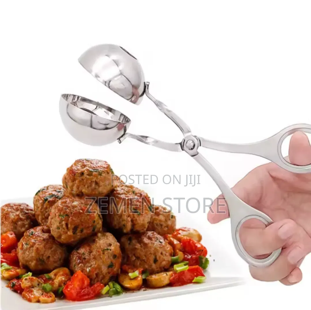 Stainless Steel Meatball Maker - የስጋ እና የሩዝ ኳስ ማውጫ (Stainless)