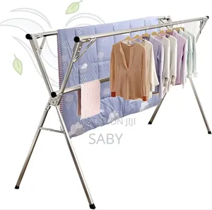 End X-shaped Folding Drying Rack