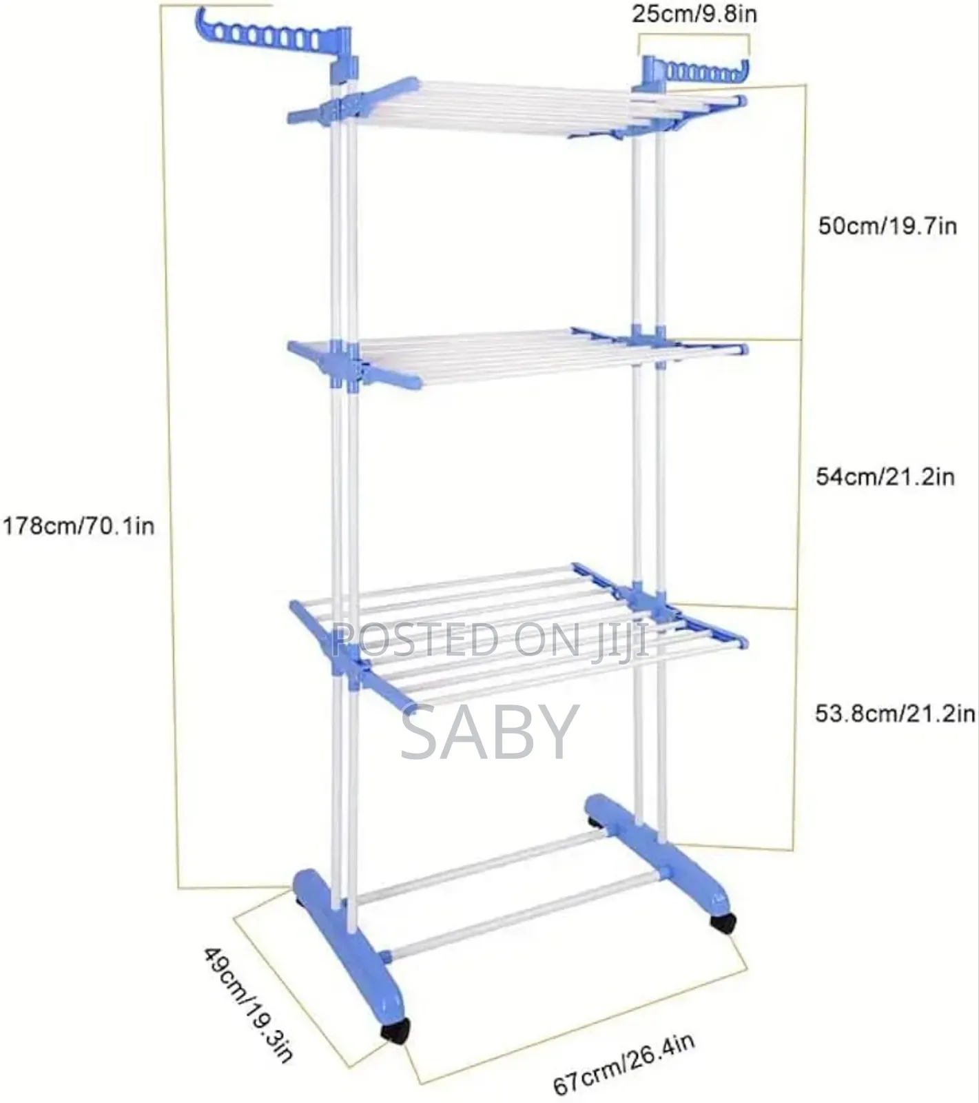 50kg Three Layer Cloth Drying Stand