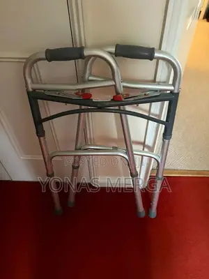 Walker Has Sides That Detach for Storing in Tight Spaces.