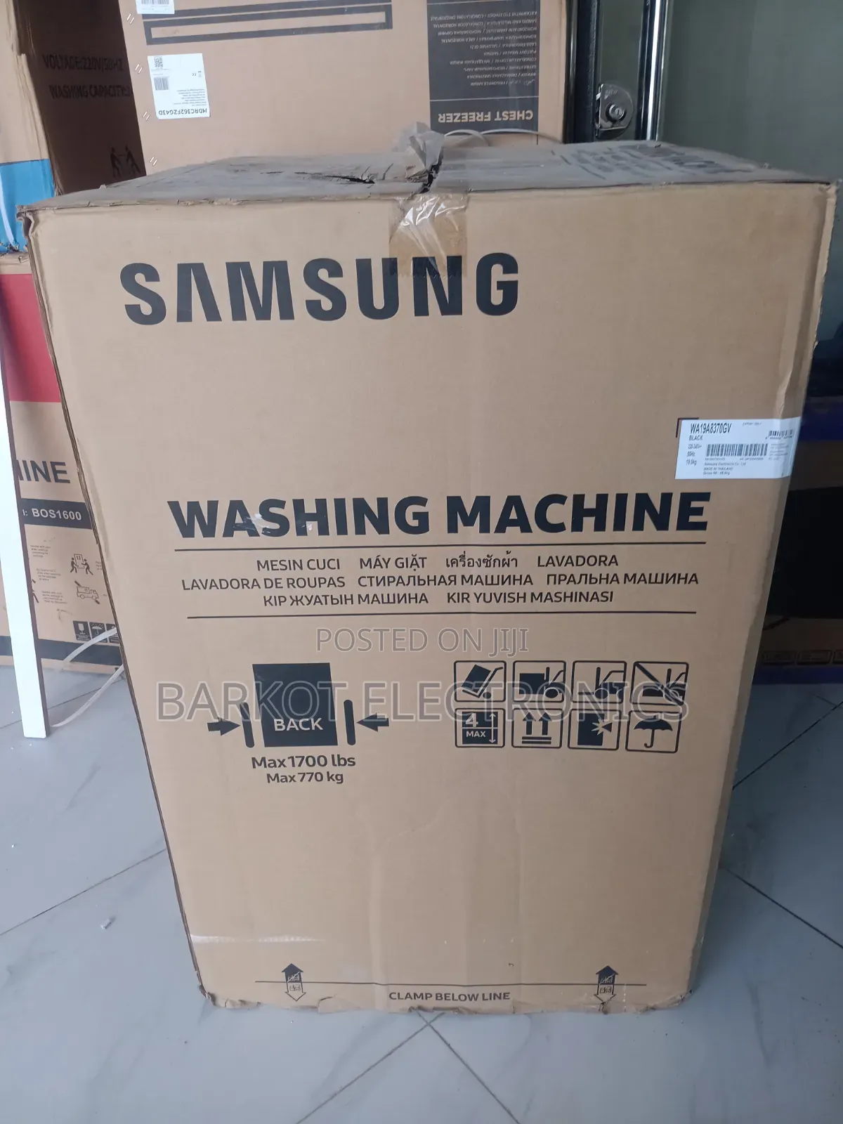 Samsung Automatic Top Washinge Mashine 19kg Quality