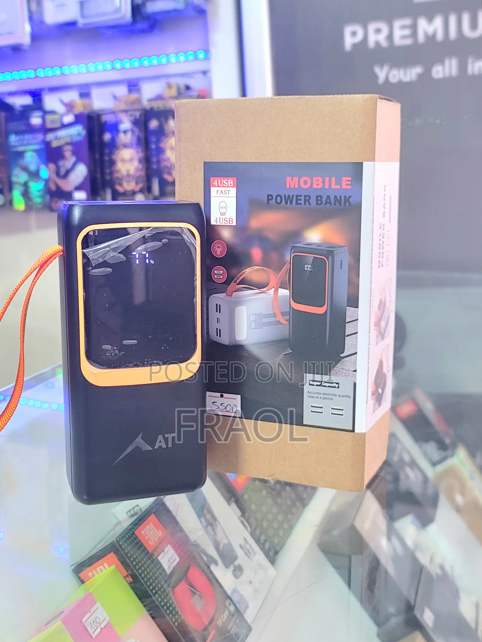 At Power Bank With 30,000mah