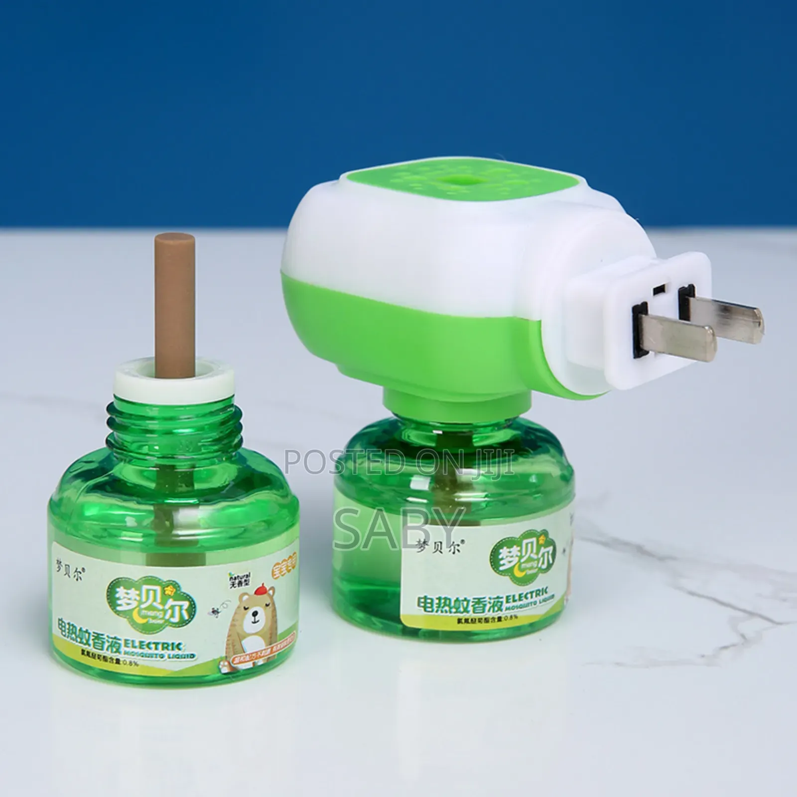 Electronic Mosquito Repellent Liquid Heater Set.