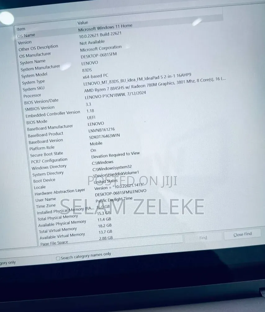 New Laptop Lenovo Yoga 7i 16GB AMD Ryzen 7 SSD 512GB