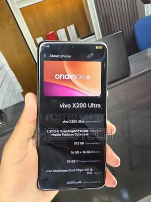 New Vivo X200 Ultra 512 GB Black