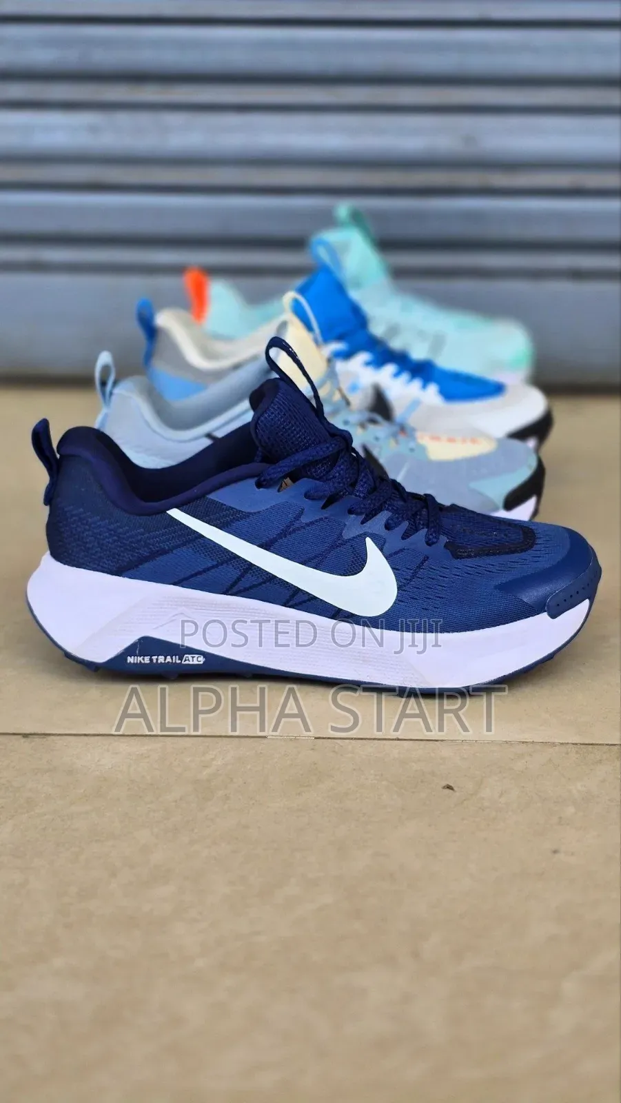 Nike Trailhigh Masterquality Smooth Sneakers for Man's Made in Vietnam