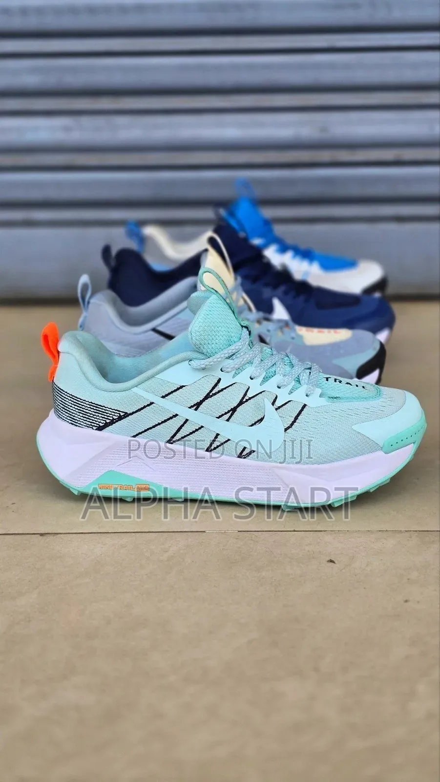 Nike Trailhigh Masterquality Smooth Sneakers for Man's Made in Vietnam