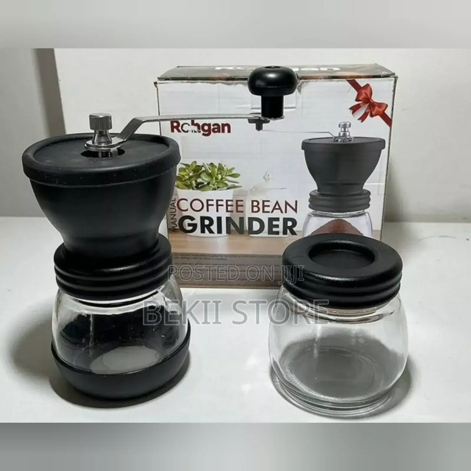 Portable Hand Coffee Grinder With Adjustable በእጅ መፍጨት የሚያስችል ቡና መፍጫ