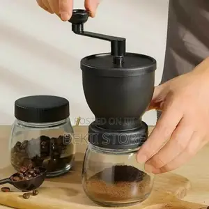 Portable Hand Coffee Grinder With Adjustable በእጅ መፍጨት የሚያስችል ቡና መፍጫ
