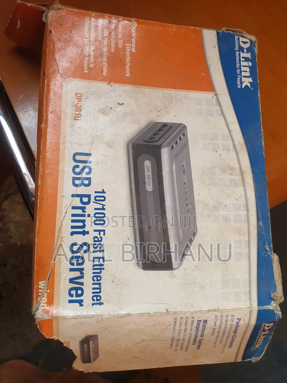 D-link Dp-301u 10/100 Fast Ethernet Usb Print Server