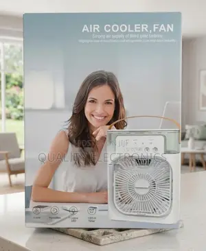 Portable Desktop Air Cooler Humidifier Fan – Cool, Refresh