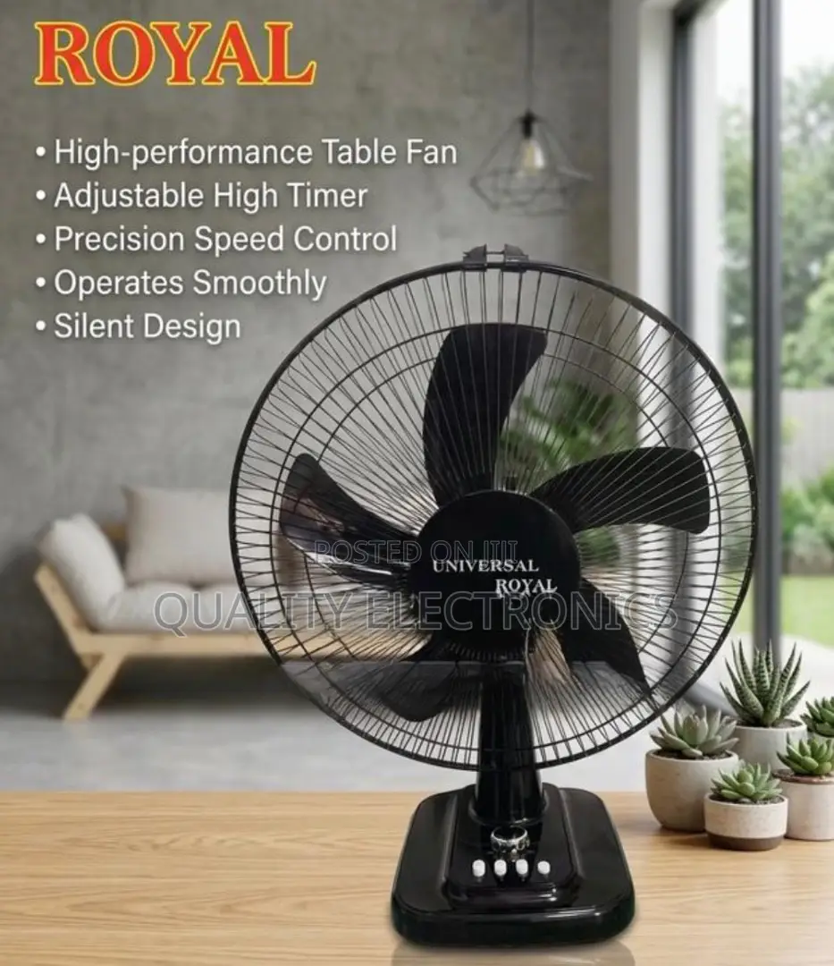 Universal Royal Fan – Powerful Cooling With Elegant Design!