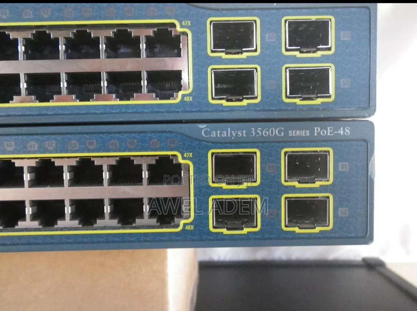 Cisco Ws-C3560g-48ps-S 48-Port Gigabit Ethernet Poe Switch