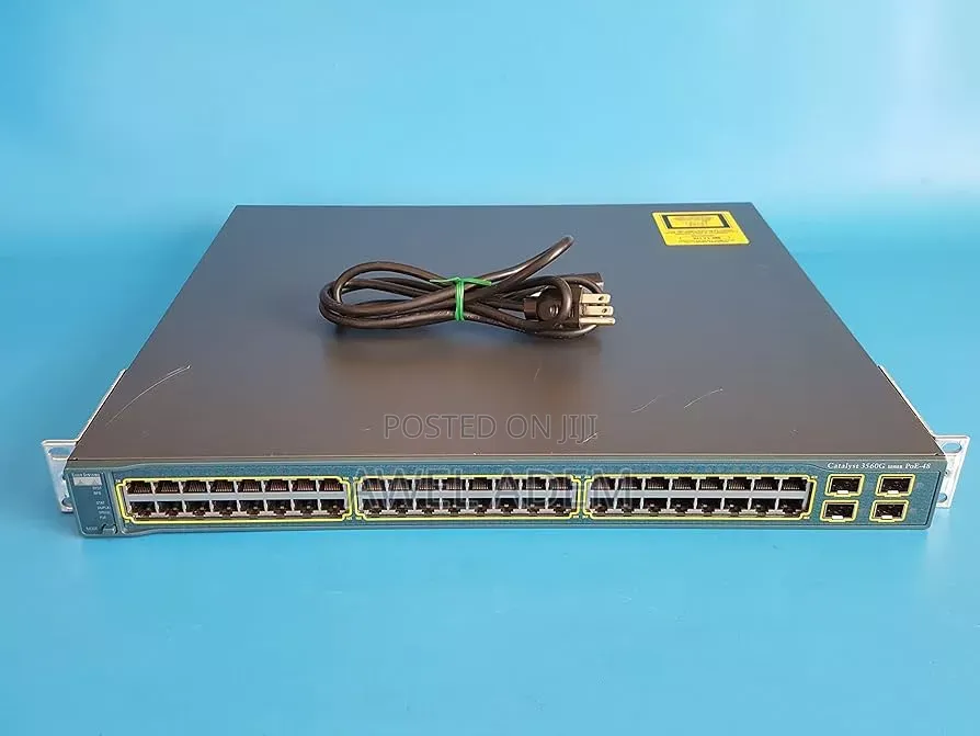 Cisco Ws-C3560g-48ps-S 48-Port Gigabit Ethernet Poe Switch
