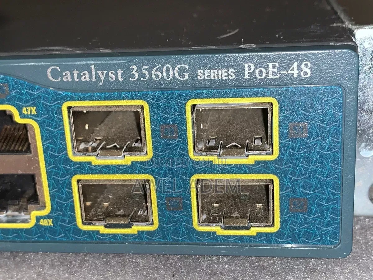 Cisco Ws-C3560g-48ps-S 48-Port Gigabit Ethernet Poe Switch