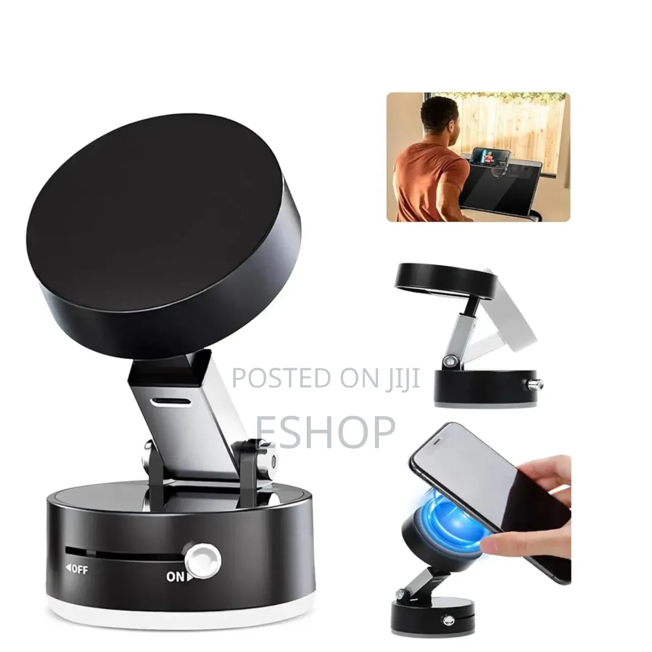 Safe Driving Companion: Non-Slip Vacuum Suction Phone Holder
