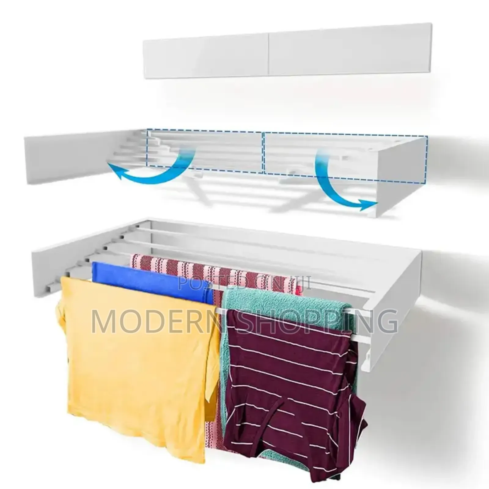 Wall Mounted Laundry Drying Rack