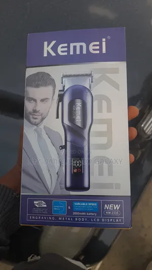 Kemei ሪቻርጀብል የፀጉርና የፂም መከርከሚያ Hair Trimmer (Tondose)