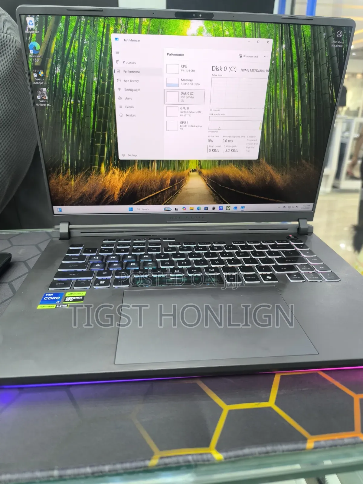 New Laptop Asus ROG Strix G16 G614 16GB Intel Core i7 SSD 1T