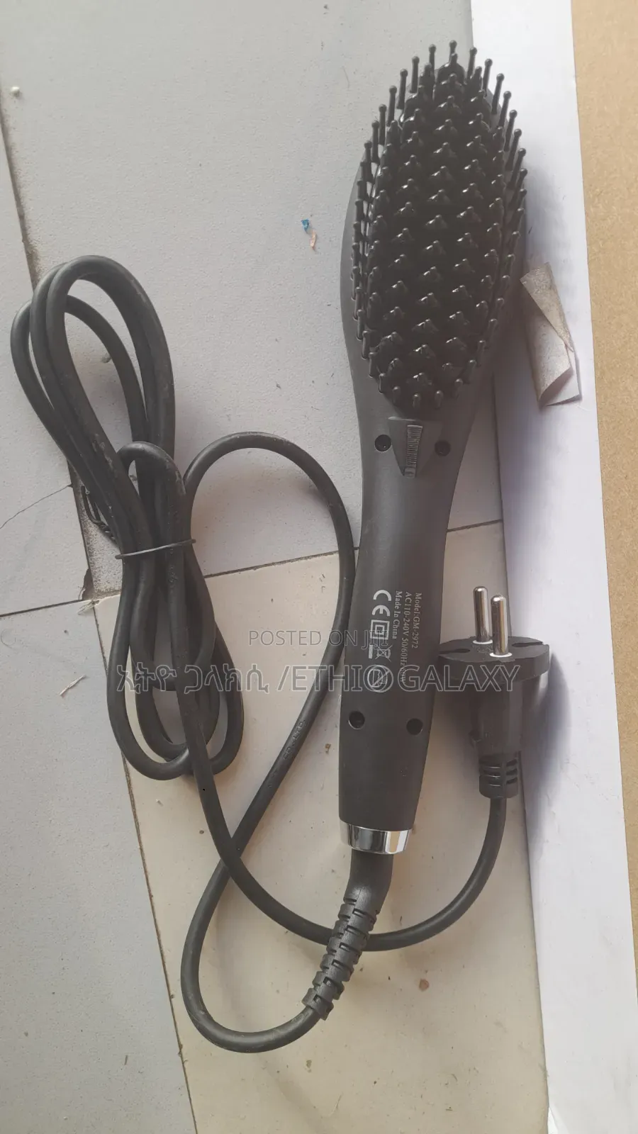 Original Progemei 2972 Electric Hair Brush - የኤሌክትሪክ የፀጉር ማበጠሪያ
