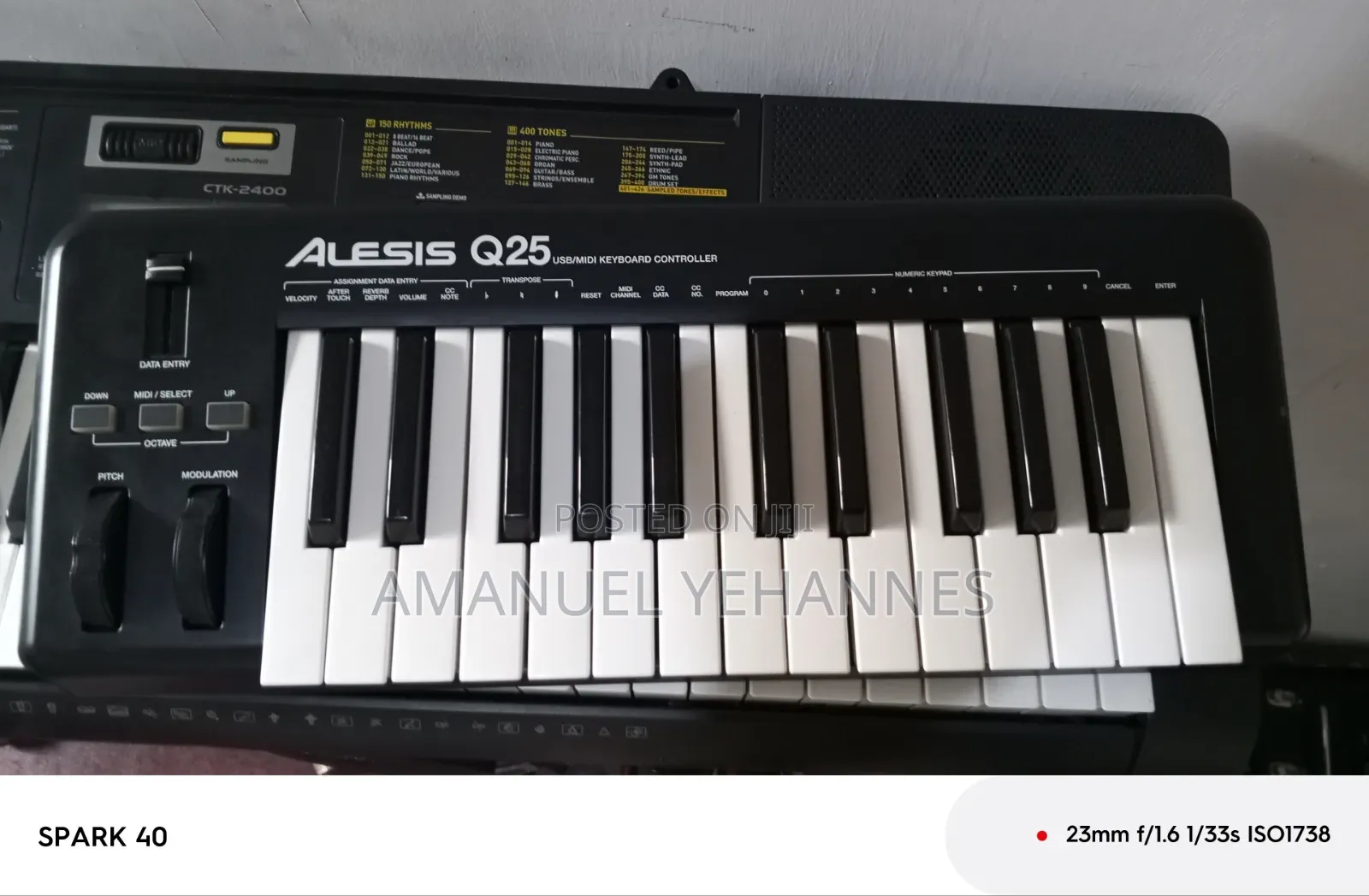 Alesis Q25 Midi Keyboard Piano