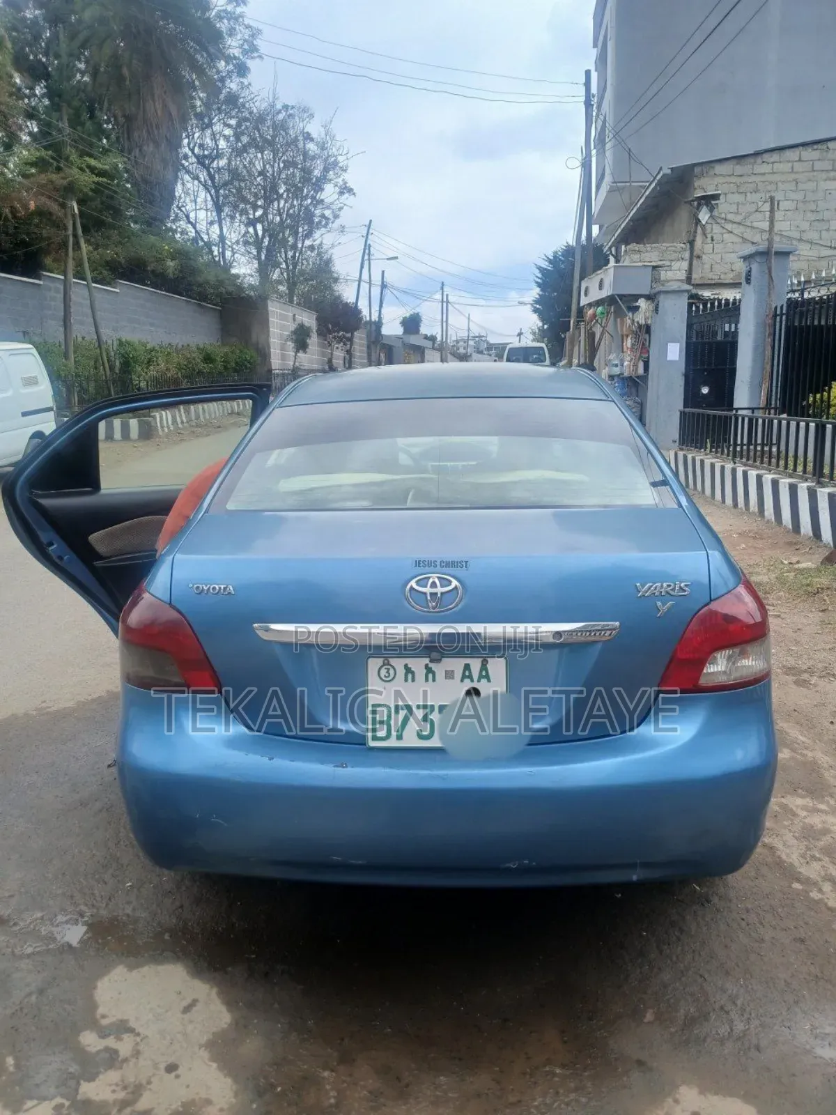 Toyota Yaris 2008 Blue