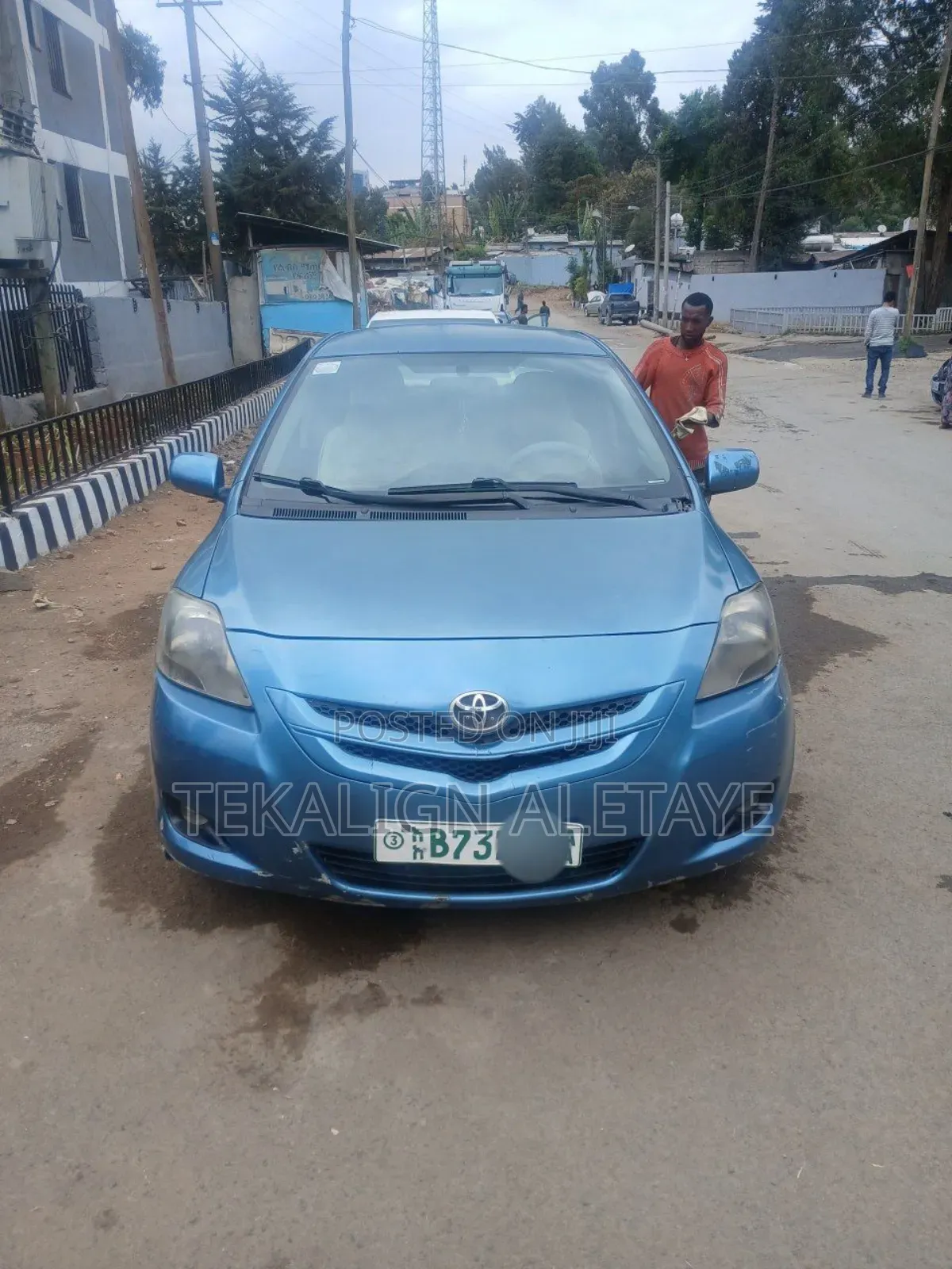 Toyota Yaris 2008 Blue