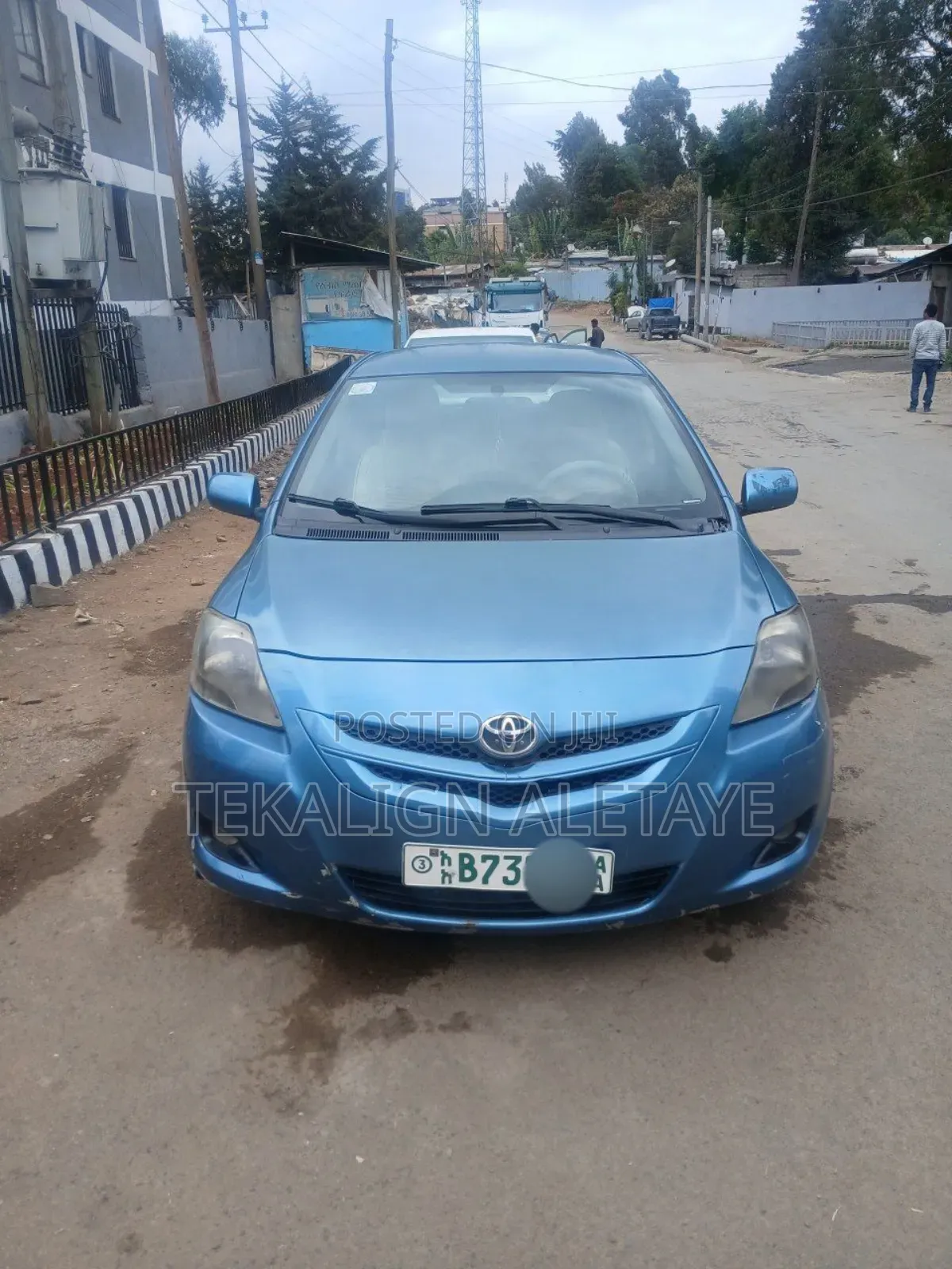 Toyota Yaris 2008 Blue