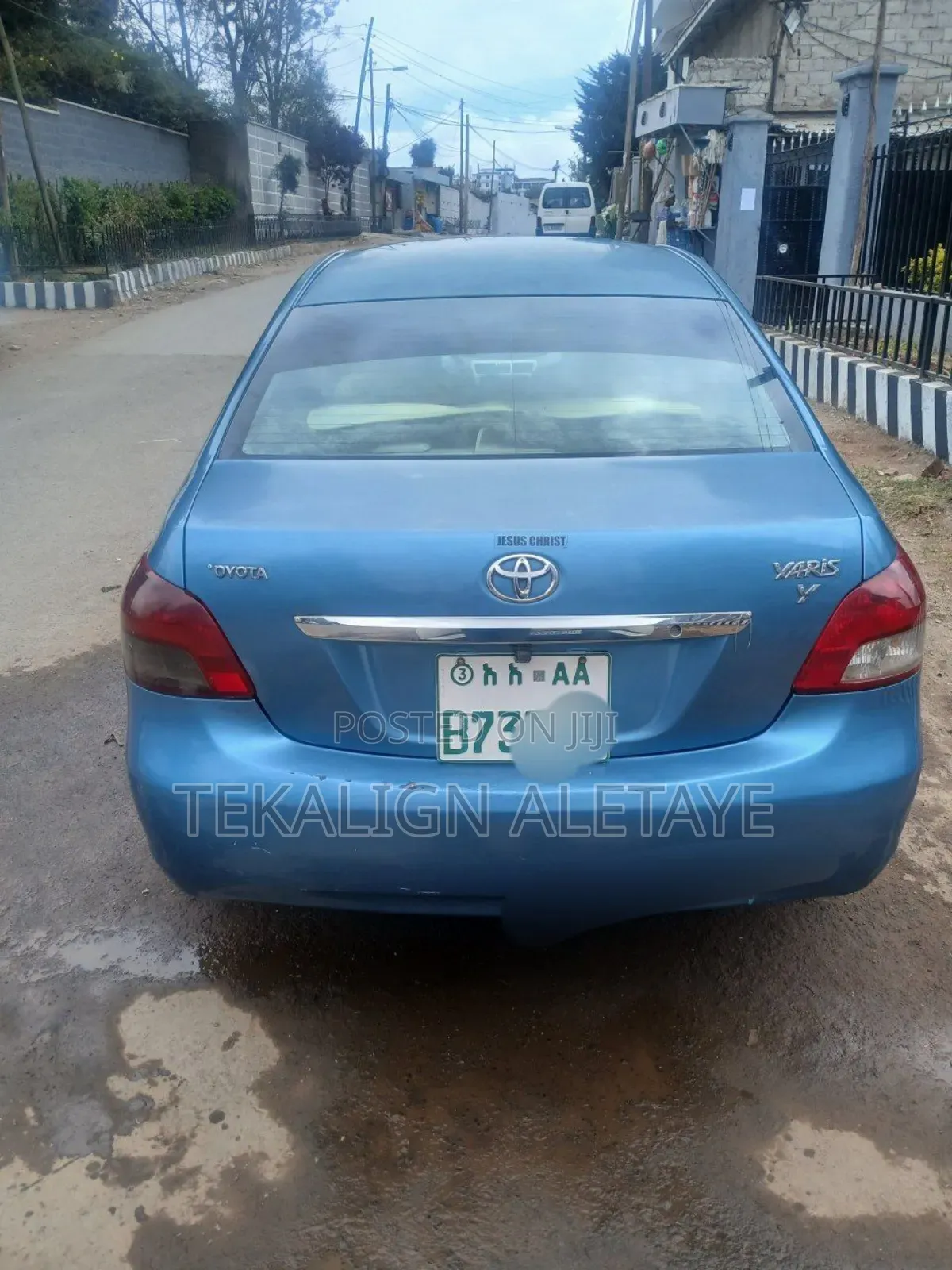 Toyota Yaris 2008 Blue