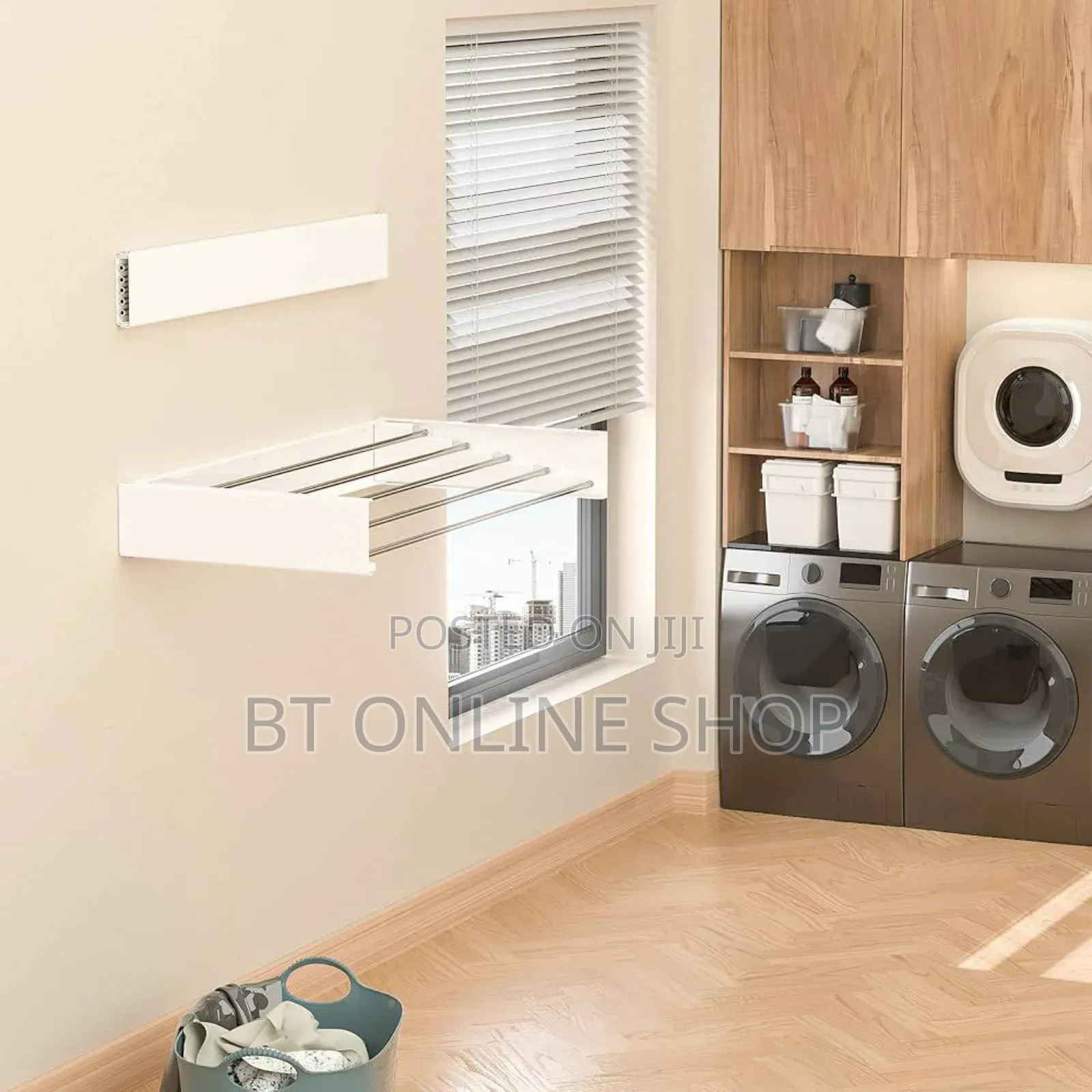 Wall Mounted Laundry Drying Rack