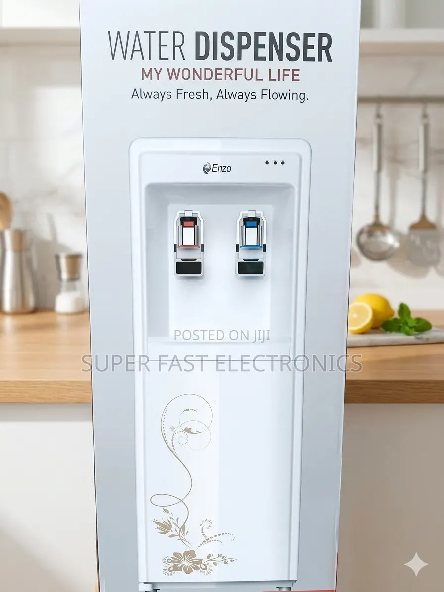 Enzo Water Dispenser Hot Cold Standing Water Cooler With Storage