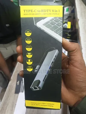 8-in-1 Type-C to HDTV Adapter/Hub