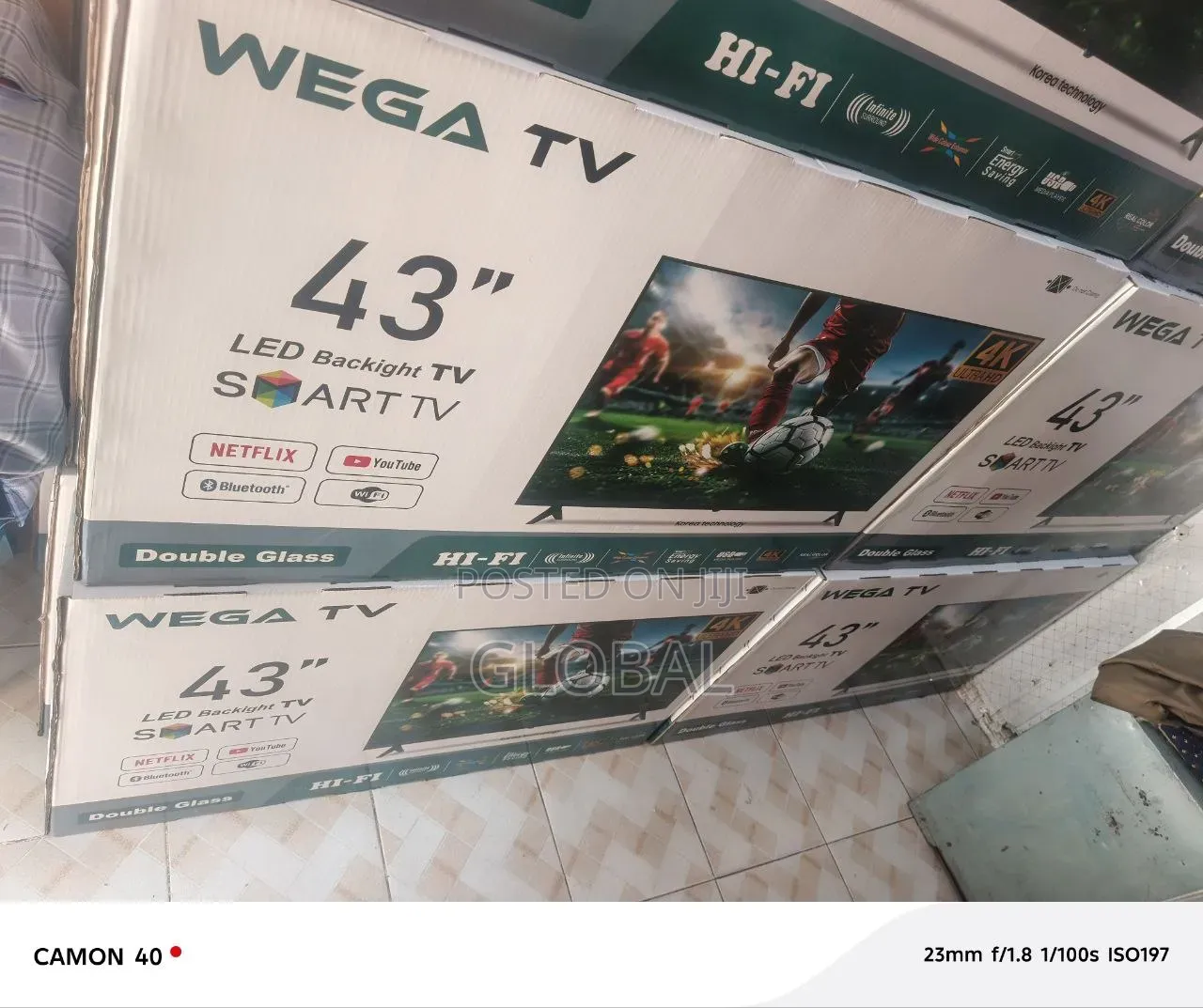 Wega 43''inch Smart Tv