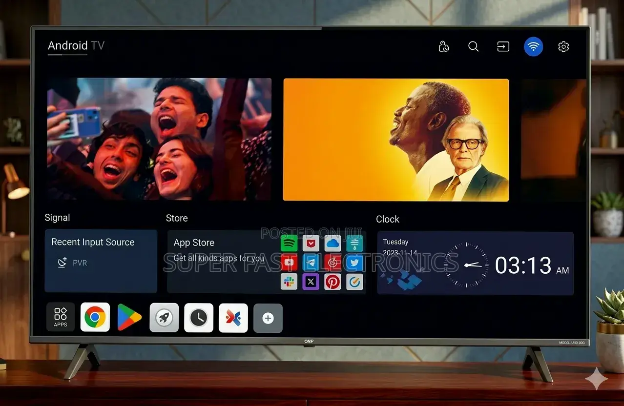 Gsda 50 Inch Tv Ultra Hd Smart Android Tv (Tempered Glass